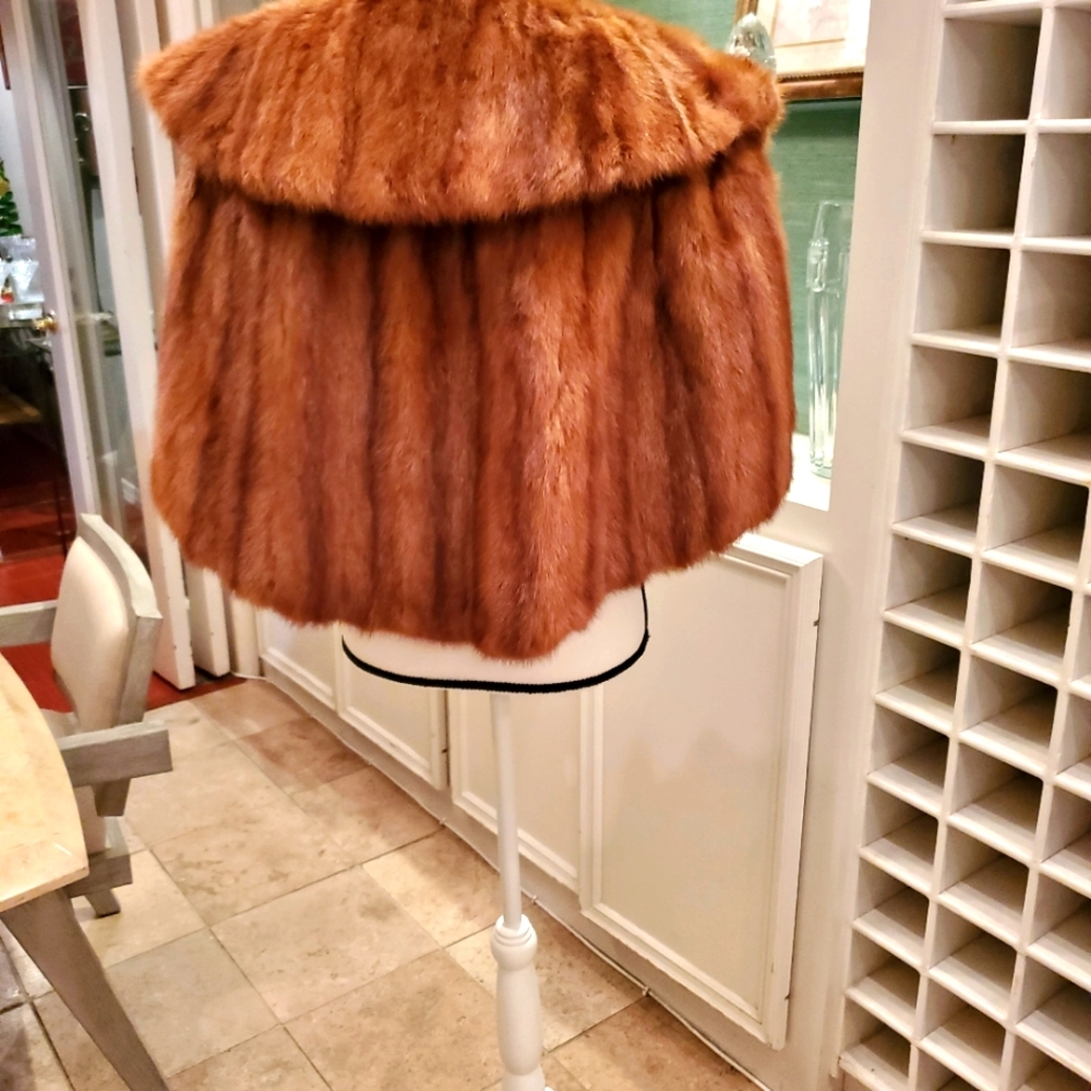 Warm dressy cape